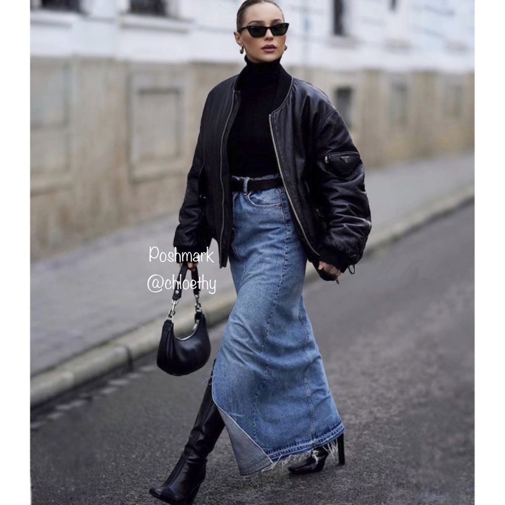 Zara DENIM SKIRT TRF